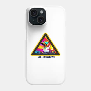 Don't Feed the Love Duck Hallucinogens - Cute and Quirky Psychedelic T-Shirt Phone Case