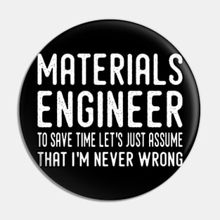 materials engineer Pin