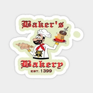 Baker's Bakery Magnet