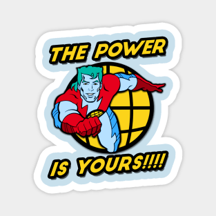 Captain Planet Flying Magnet