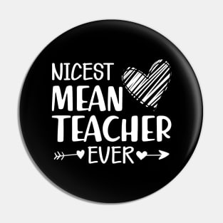 Teacher - The nicest mean teacher ever Pin