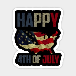 happy 4th july. sience 1776 United States America Magnet