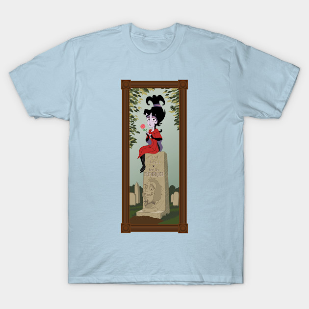 Disover Haunted Portrait - Graveyard - Beetlejuice - T-Shirt