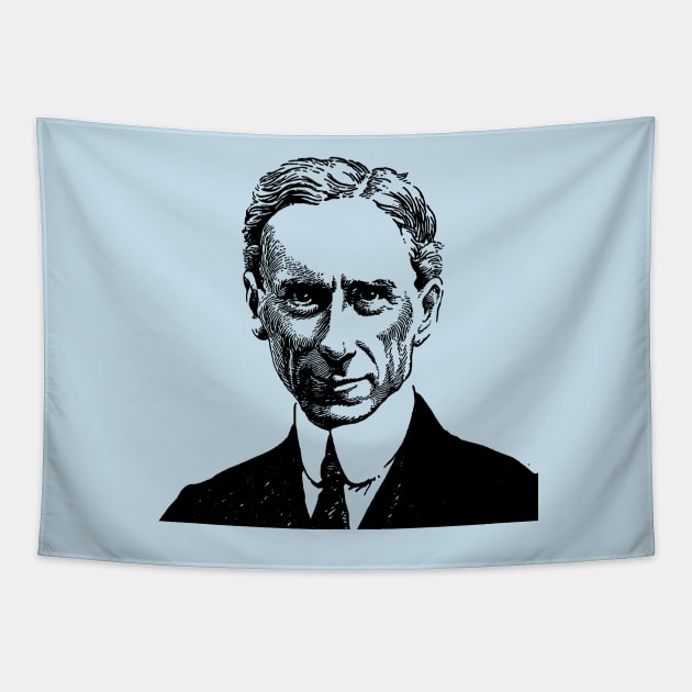 Bertrand Arthur William Russell, 3rd Earl Russell, OM FRS Tapestry by truthtopower