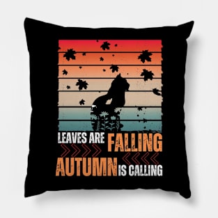 Autumn/Fall Orange Cat Pillow