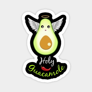 Love guacamole and avocados, vegetables and green life Magnet