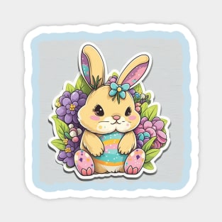 Cute Easter Bunny Magnet