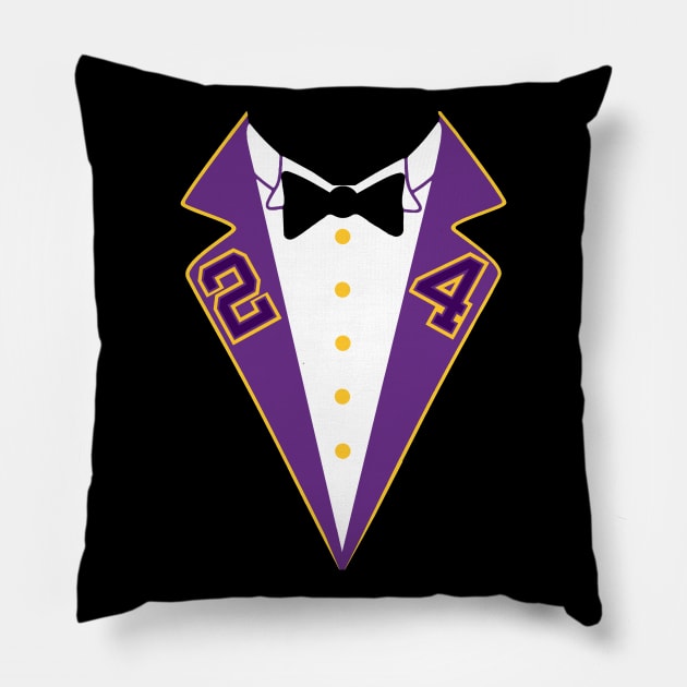 honor 24 tuxedo Pillow by Amberstore