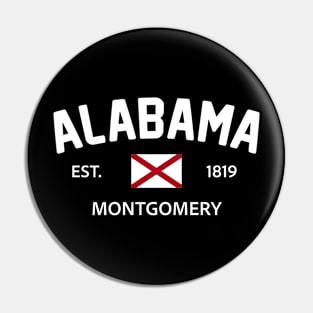 Alabama Collegiate Preppy Pin