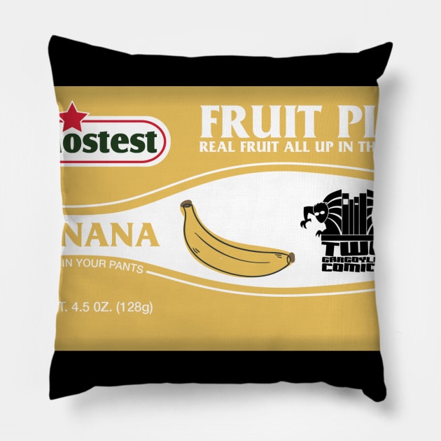 Mostest Fruit Pies - Banana Pillow by Twogargs