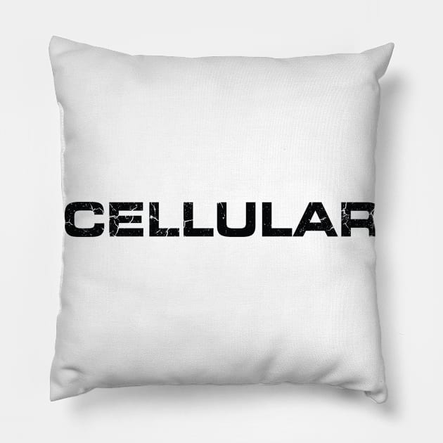 BLACK CELL Pillow by Freedom Haze