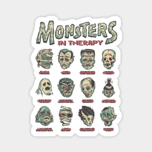 Monsters in therapy Magnet