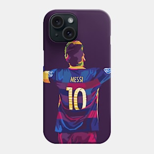 messi wpap pop art Phone Case