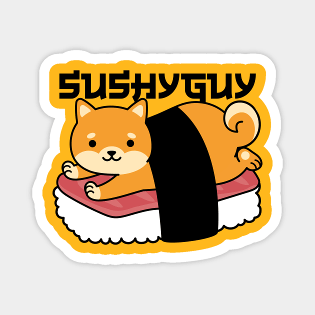 Sushiba Magnet by The Sushyguy Merch Store