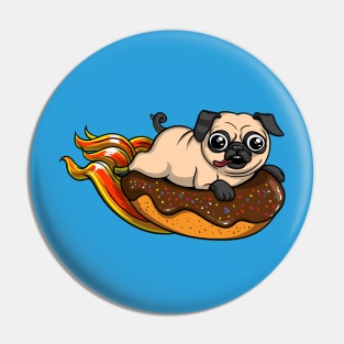 Pug Donut Pin