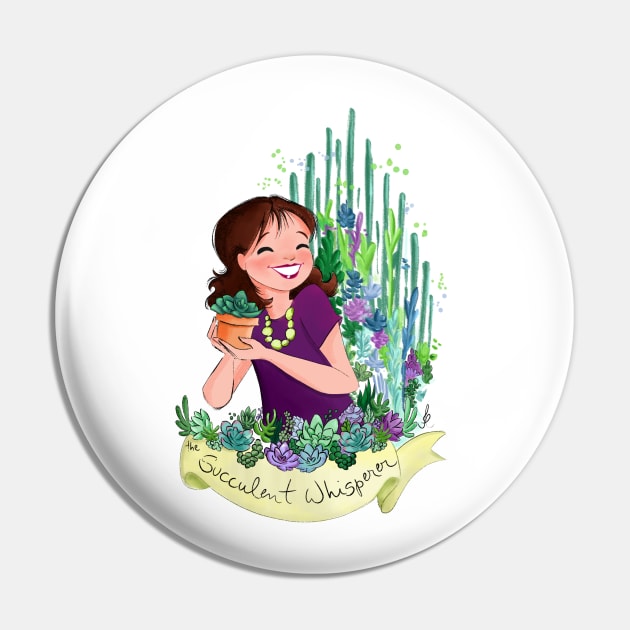 Succulent Whisperer Pin by Fernanda Campos