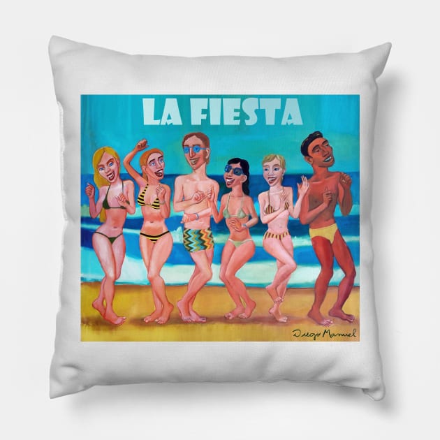 La fiesta Pillow by diegomanuel