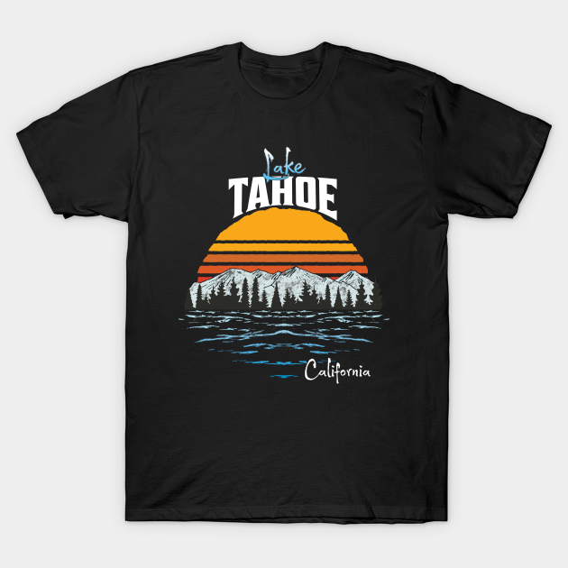 Discover Lake Tahoe California Souvenir Gift - Tahoe - T-Shirt