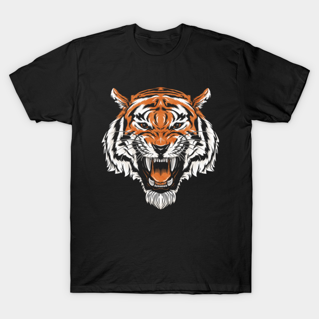 Discover Bengal Tiger Roaring - Bengal - T-Shirt