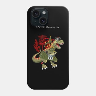 Clanosaurus Rex ANTRIMsaurus Plaid Antrim Irish Ireland Family Tartan Phone Case