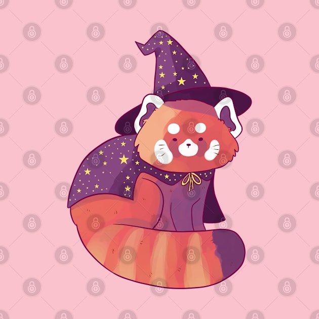 Wizard red panda by Yarafantasyart