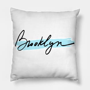 Brooklyn NYC USA To Travel is to live Pillow