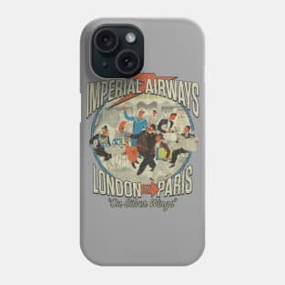 Imperial Airways London to Paris 1935 Phone Case