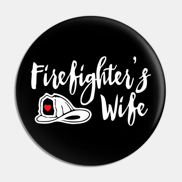 Firefighter's Wife Pin by TheLeopardBear