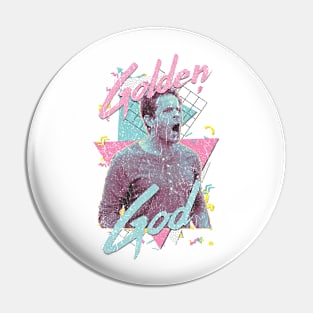 Golden God // 90s Style Pin