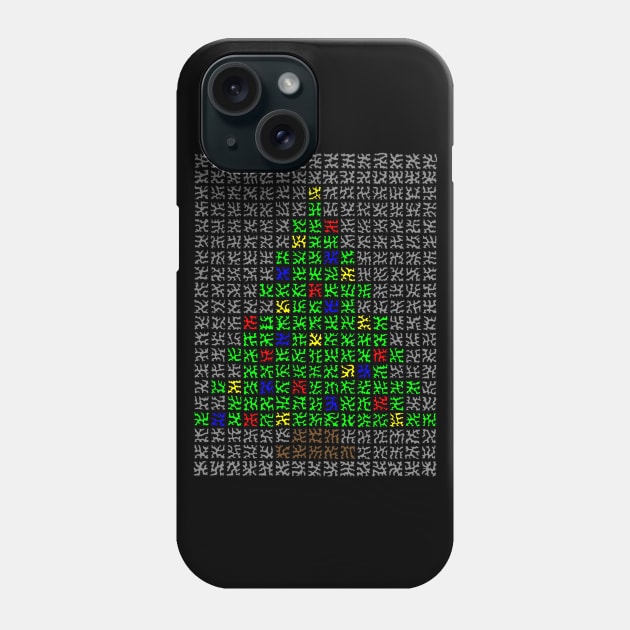 Pixelated Christmas Tree Phone Case by NightserFineArts