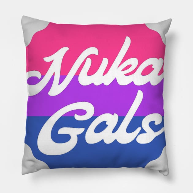 Nuka Gals Bi Pillow by Nuka Gals