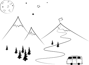 Hiking Nature and a Van Magnet