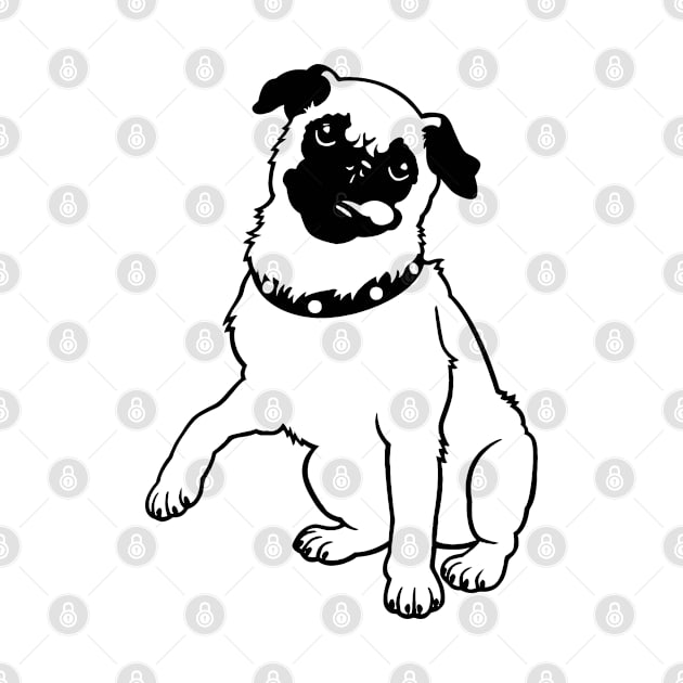 Cute Pug by CraftyCatz