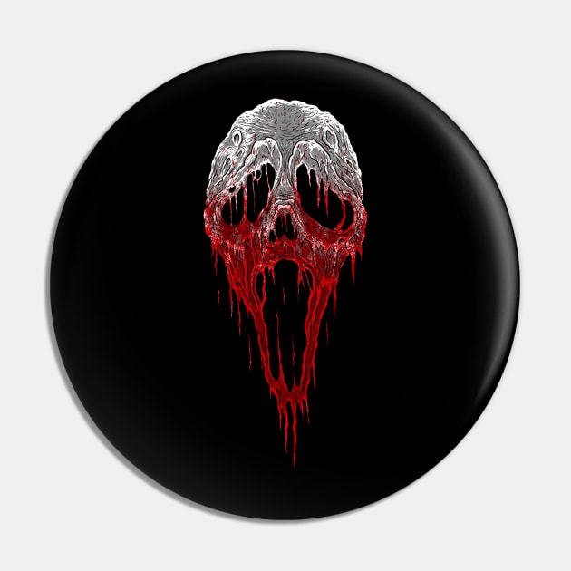 Scary Mask Pin by chrisraimoart