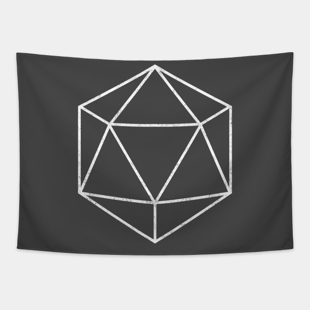 Minimal polygon distressed Tapestry by PaletteDesigns