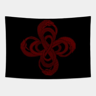 Snake knot Tapestry