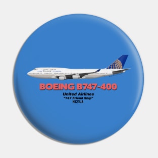 Boeing B747-400 - United Airlines "747 Friend Ship" Pin