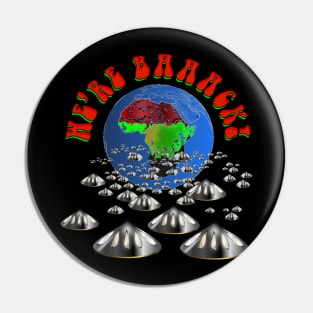 Juneteenth Back to Africa UFO Fleet Pin