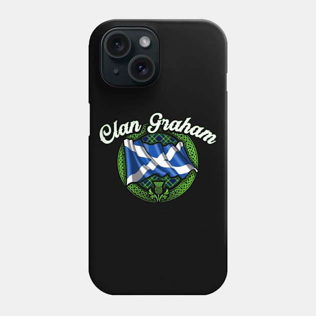 Scottish Flag Clan Graham Phone Case by Celtic Folk