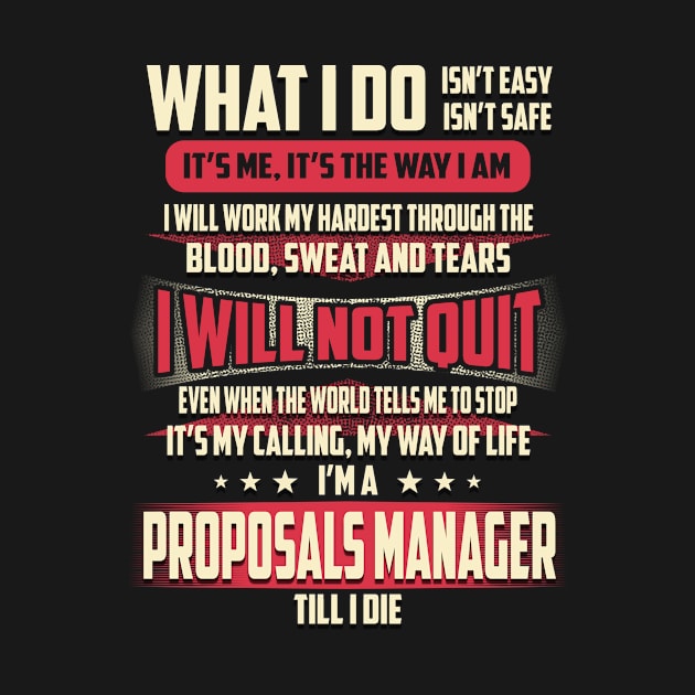 Proposals Manager What i Do by Rento