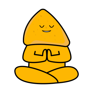 International yoga day with cute nachos character T-Shirt