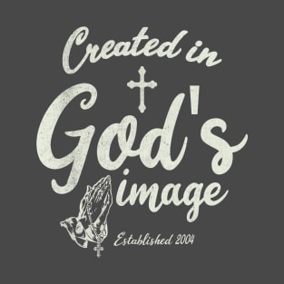 Created in God's image 19 Year Old Christian Birthday T-Shirt