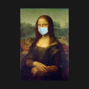 Pandemic Mask Art Mona Lisa T-Shirt