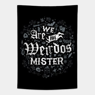 We Are The Weirdos  - Witchcore Goth - Vintage Distressed Occult Witch Tapestry