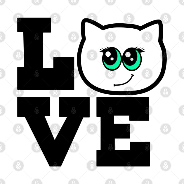 LOVE Cat by CraftyCatz