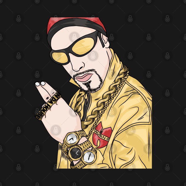 Ali G In da House - Aladeen Hip Hop Style - DIGITAL DRAWING by thesportstation