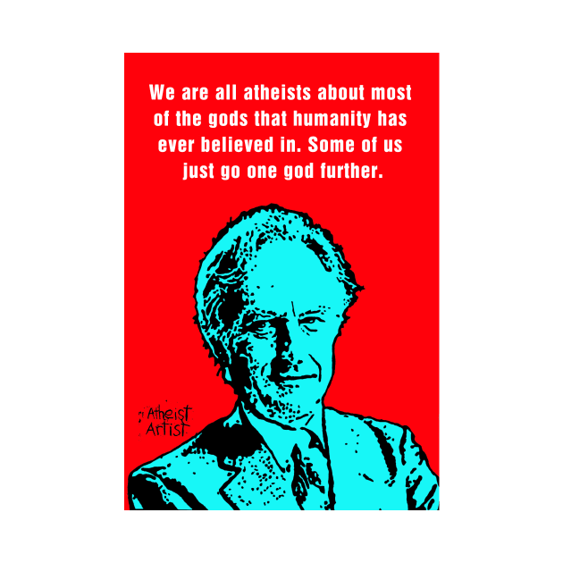 Richard Dawkins atheist by DJVYEATES