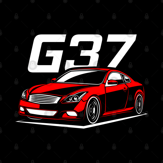 Racing Red G37 Coupe by GoldenTuners