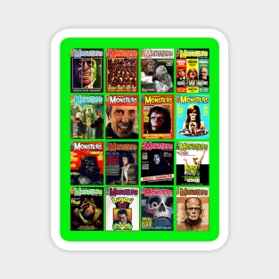 Famous Monsters Collage Series 5 Magnet