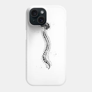 Brain with spinal cord Phone Case